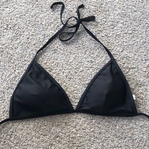 black bikini top